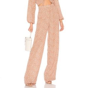 Endless Summer Gigi Pant in Terracotta Dot Print